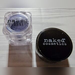 2pc naked cosmetics eyeshadow & lip scrub, sealed, new & unused